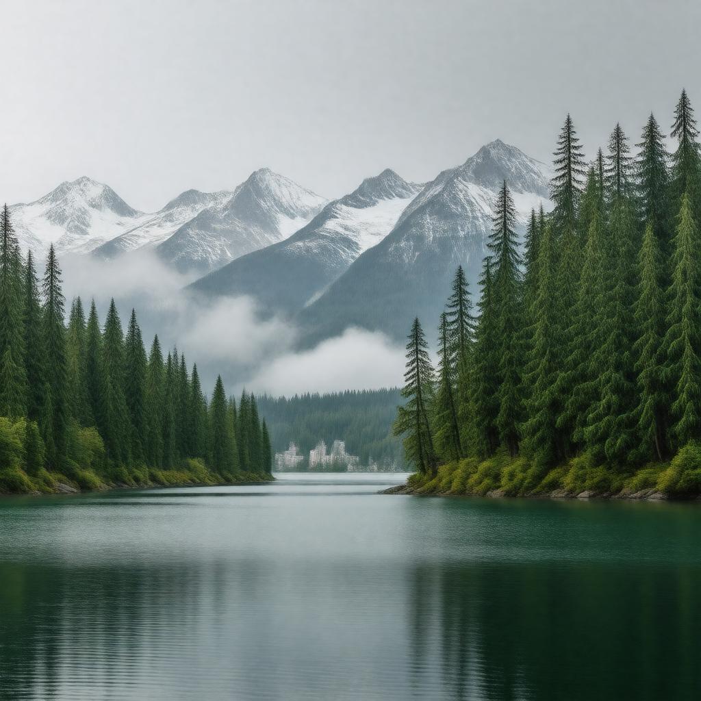 AI-created image of Pacific Northwest