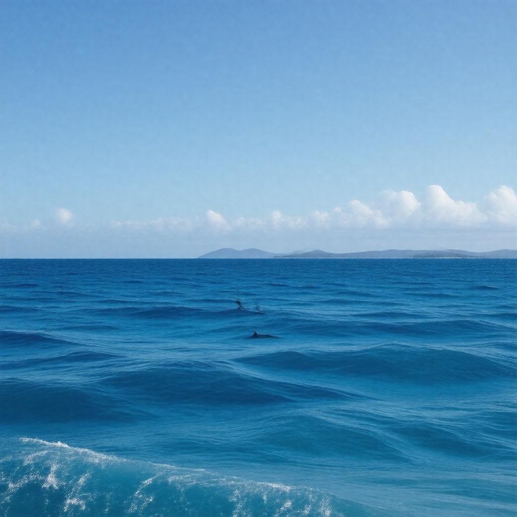 AI-created image of Pacific Ocean
