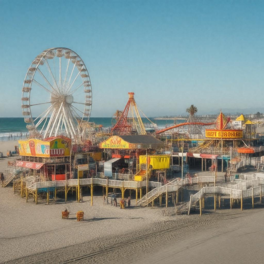 AI-created image of Pacific Park