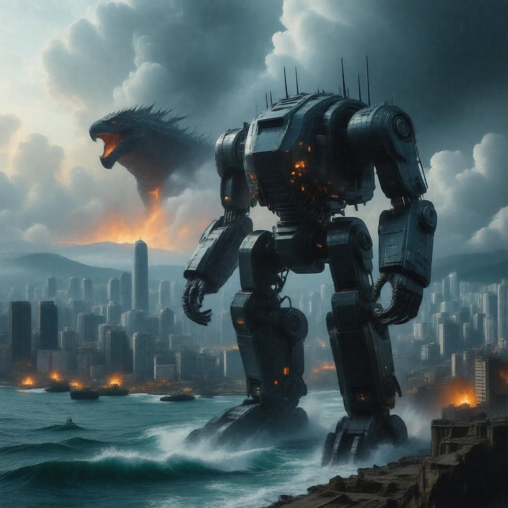 AI-created image of Pacific Rim