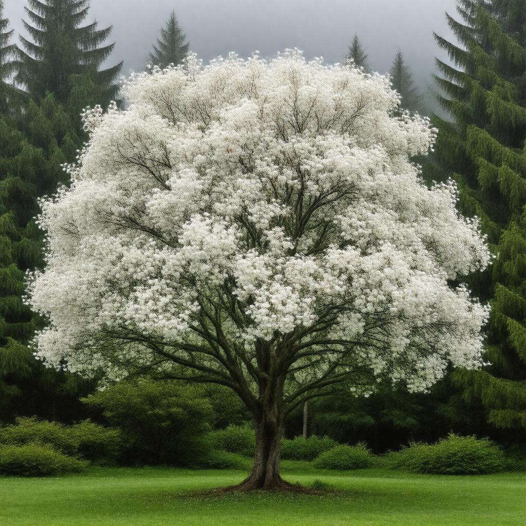 AI-created image of Pacific dogwood