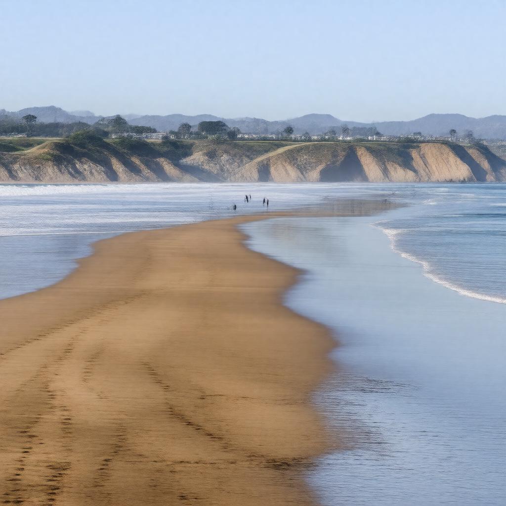 Click to view larger image AI-created image of Pacifica Rockaway Beach