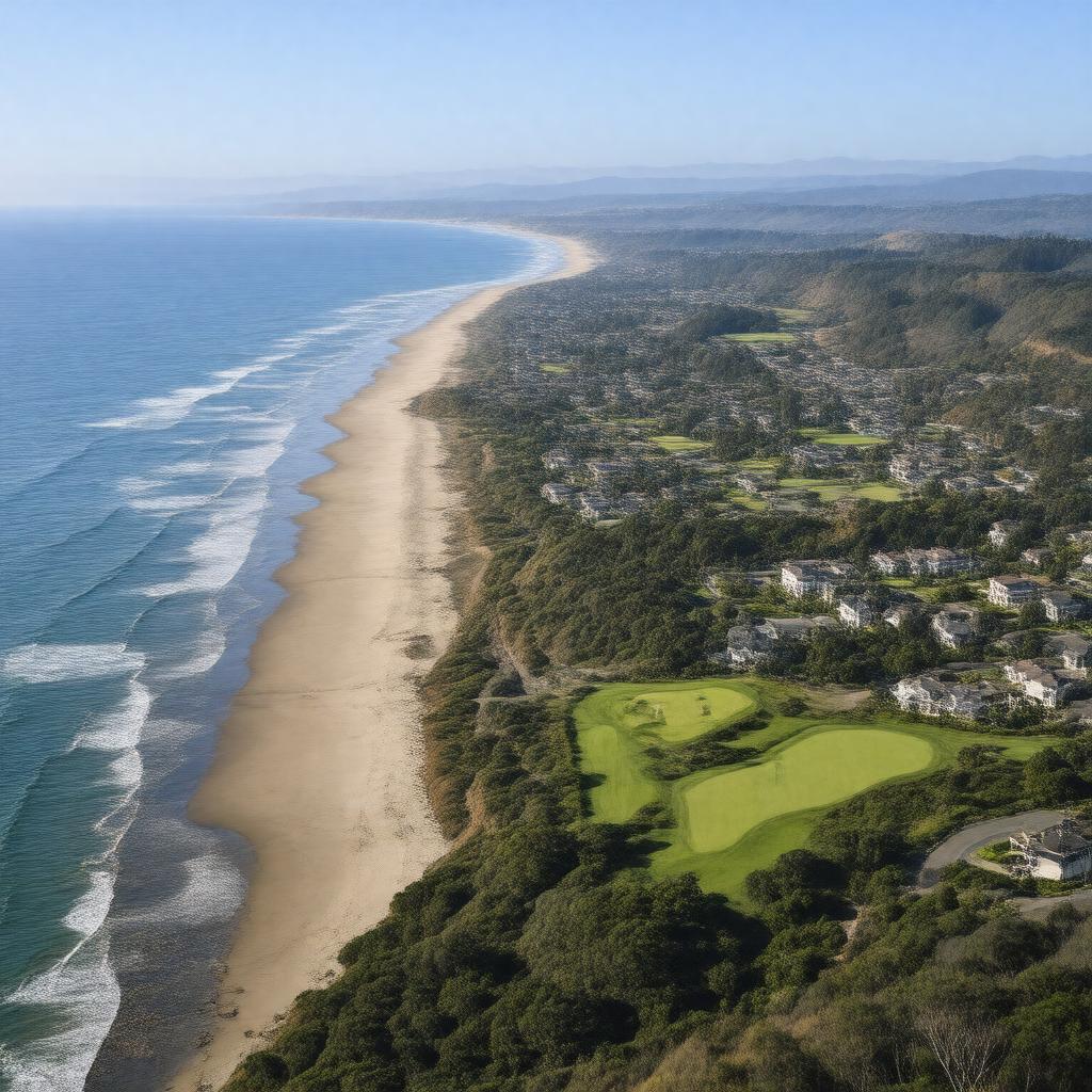 AI-created image of Pacifica Sharp Park