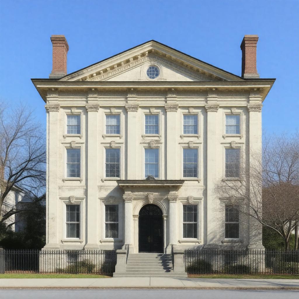 AI-created image of Packard Hall