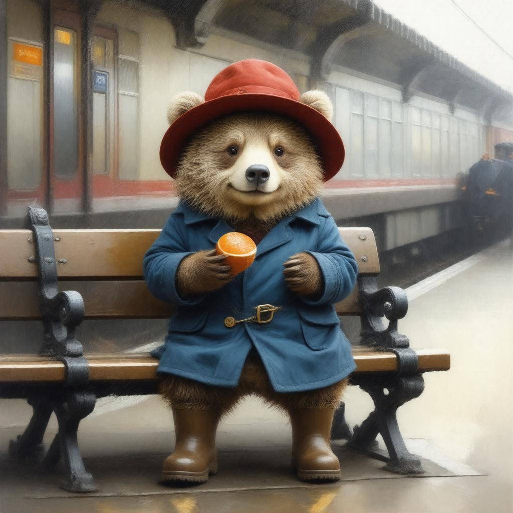 AI-created image of Paddington Bear