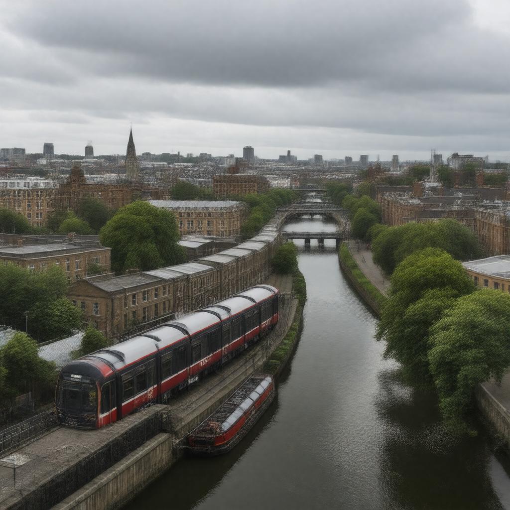 AI-created image of Paddington, London