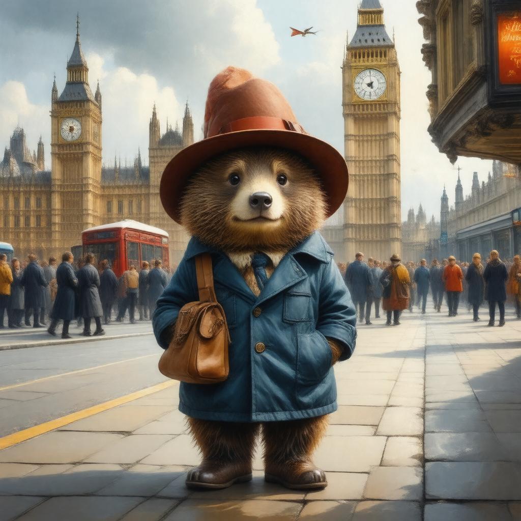 AI-created image of Paddington (film series)