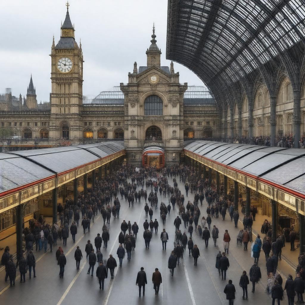 AI-created image of Paddington station
