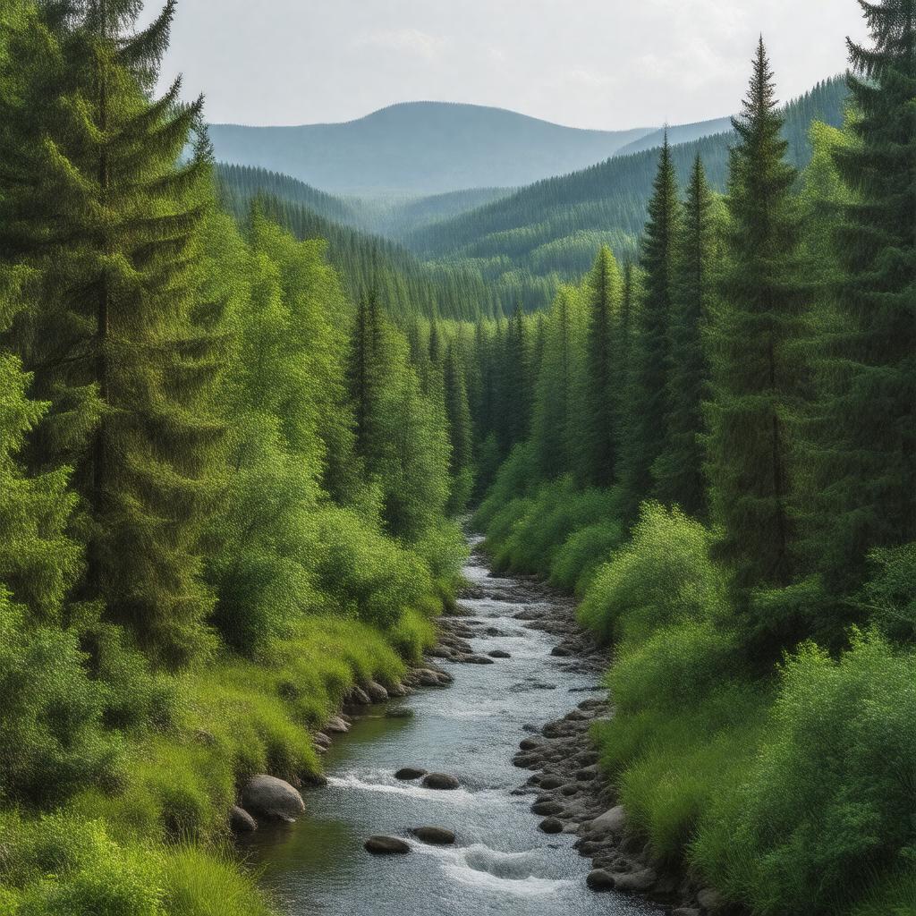 AI-created image of Paddy Creek Wilderness