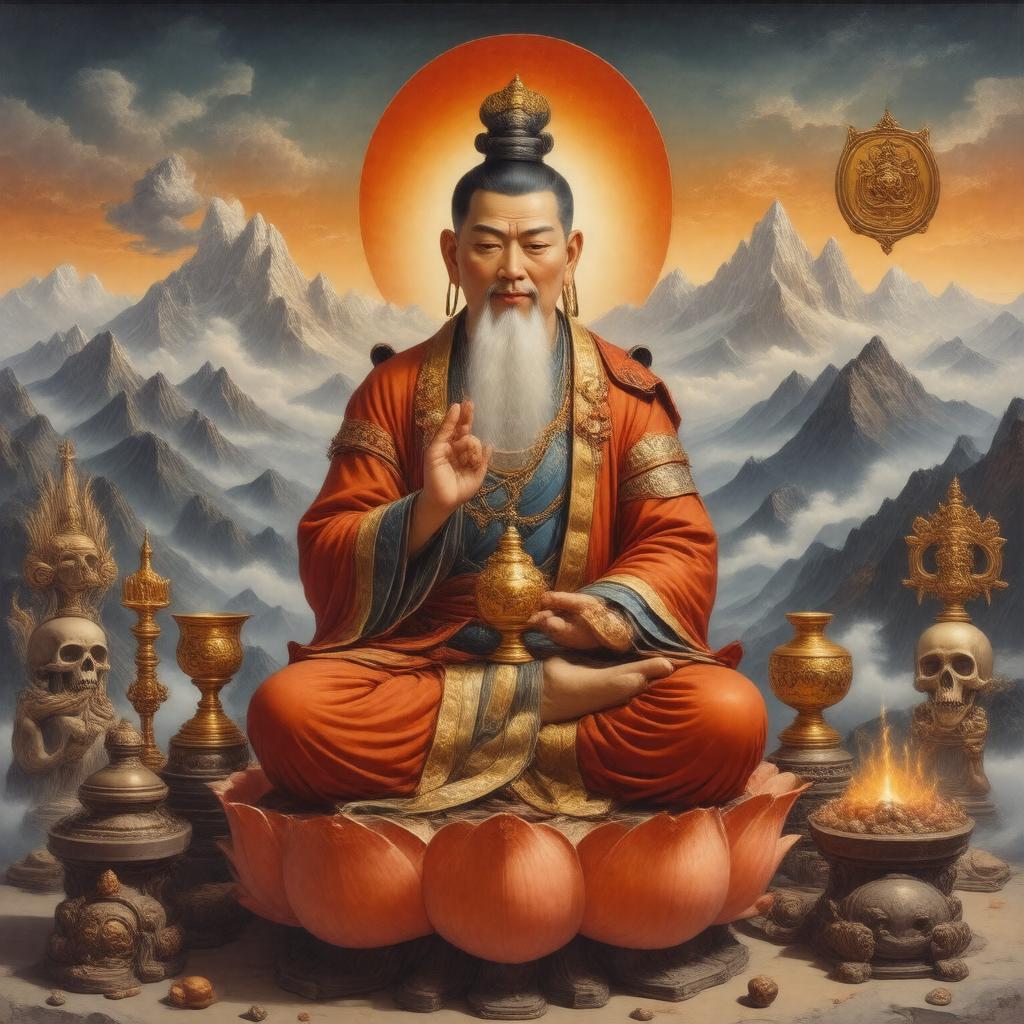 AI-created image of Padmasambhava