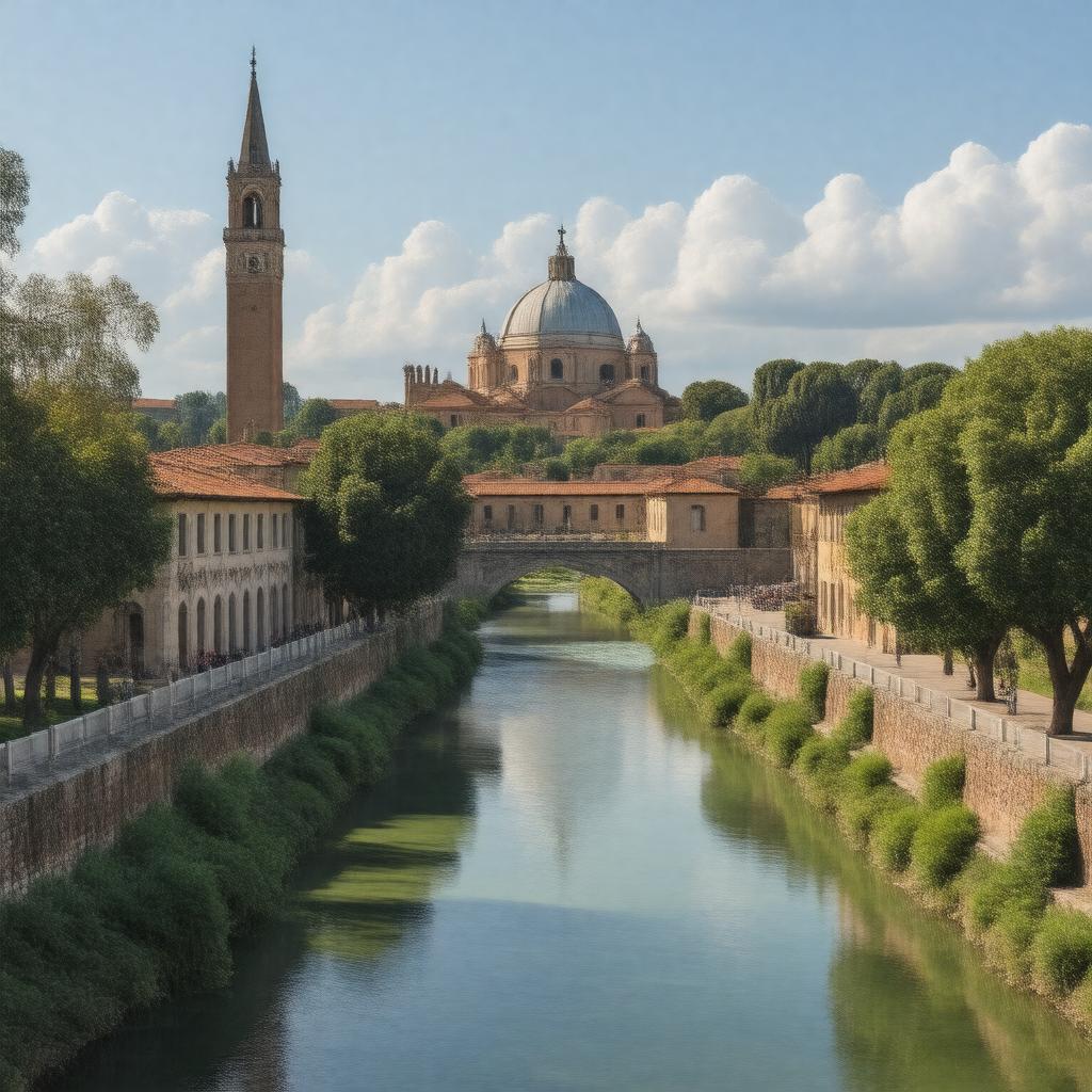 AI-created image of Padua, Italy