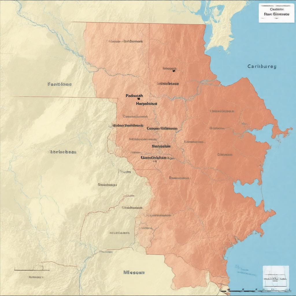 Click to view larger image AI-created image of Paducah–Cape Girardeau–Harrisburg