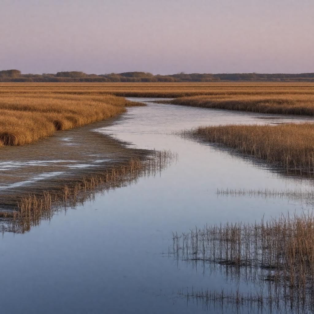 AI-created image of Pagham Harbour