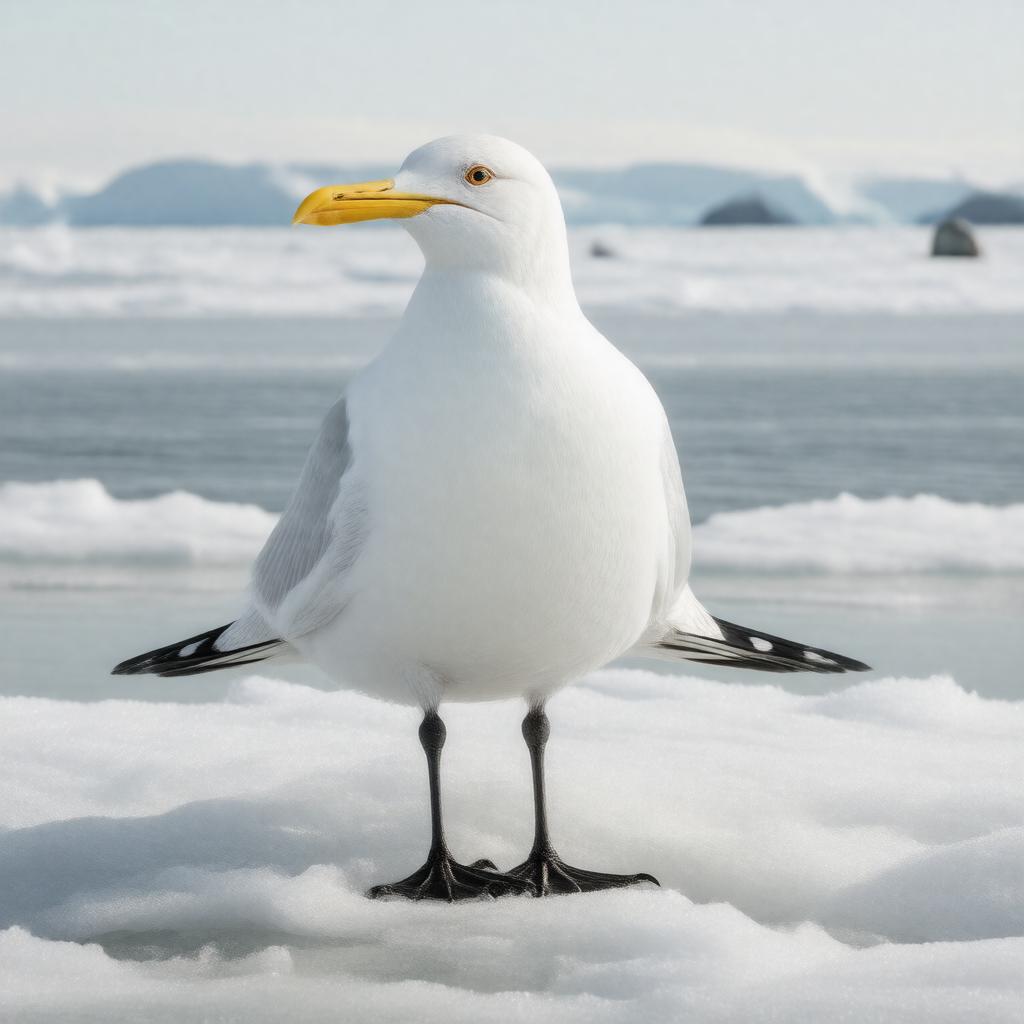 AI-created image of Pagophila eburnea