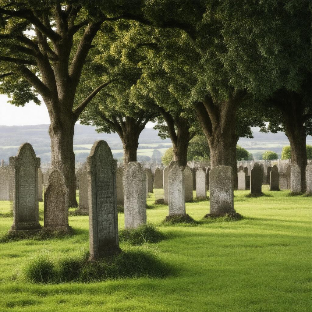 AI-created image of Paignton Cemetery