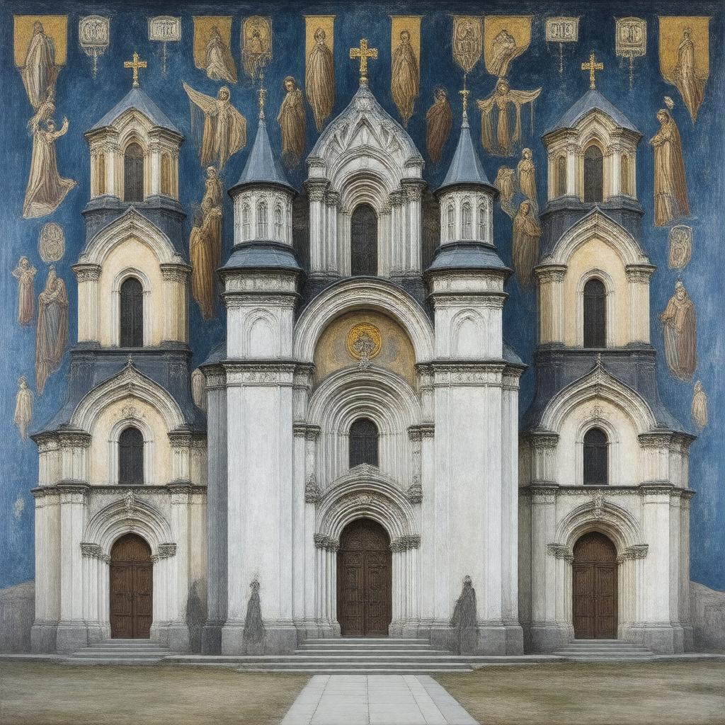 AI-created image of Painted Churches of Northern Moldavia