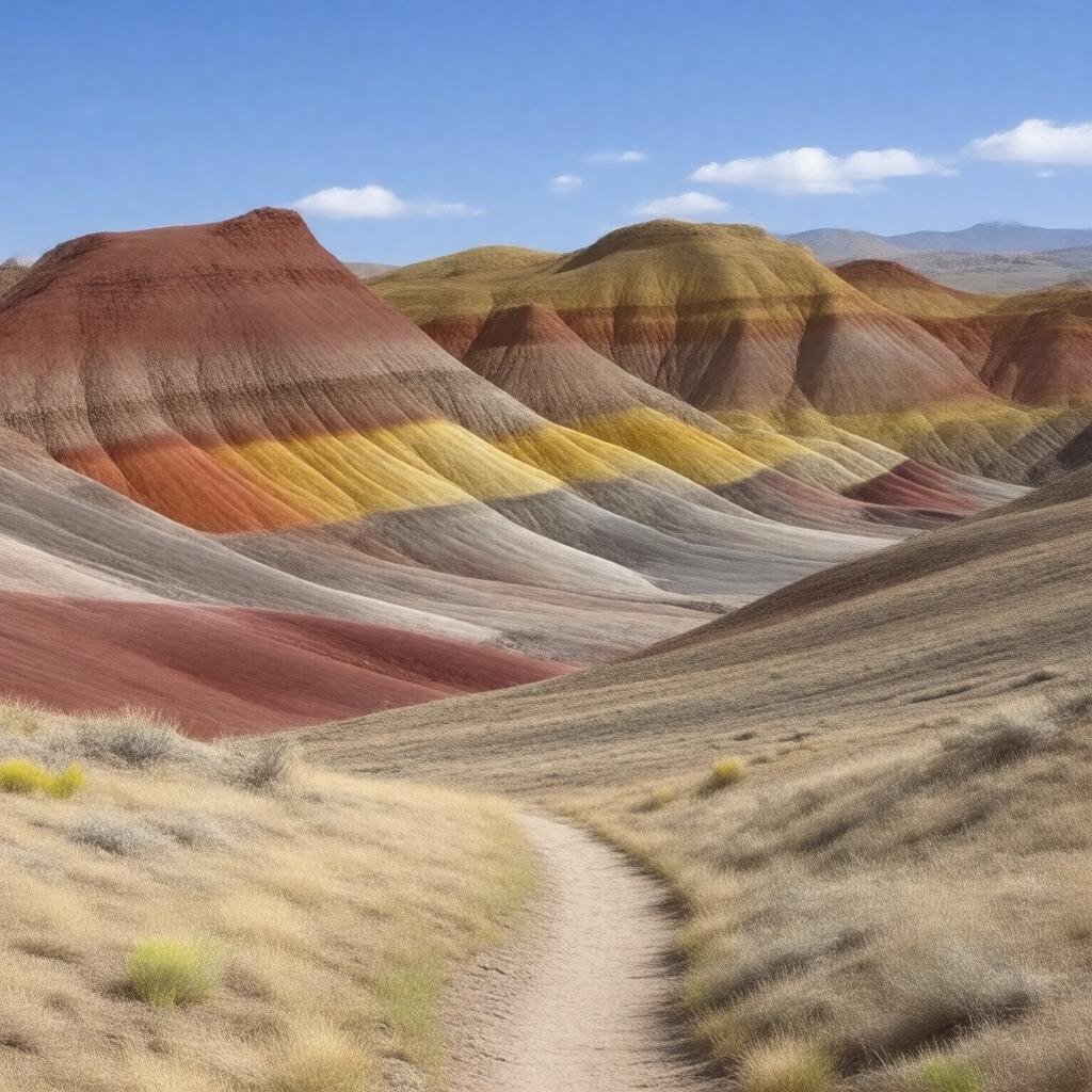 AI-created image of Painted Hills