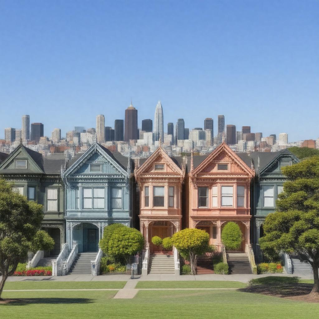 AI-created image of Painted Ladies