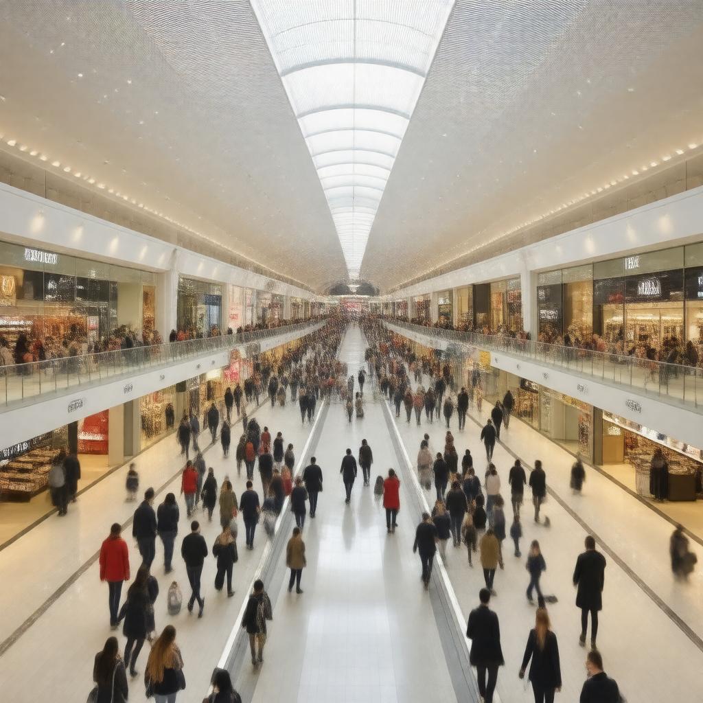 AI-created image of Palace Exchange Shopping Centre