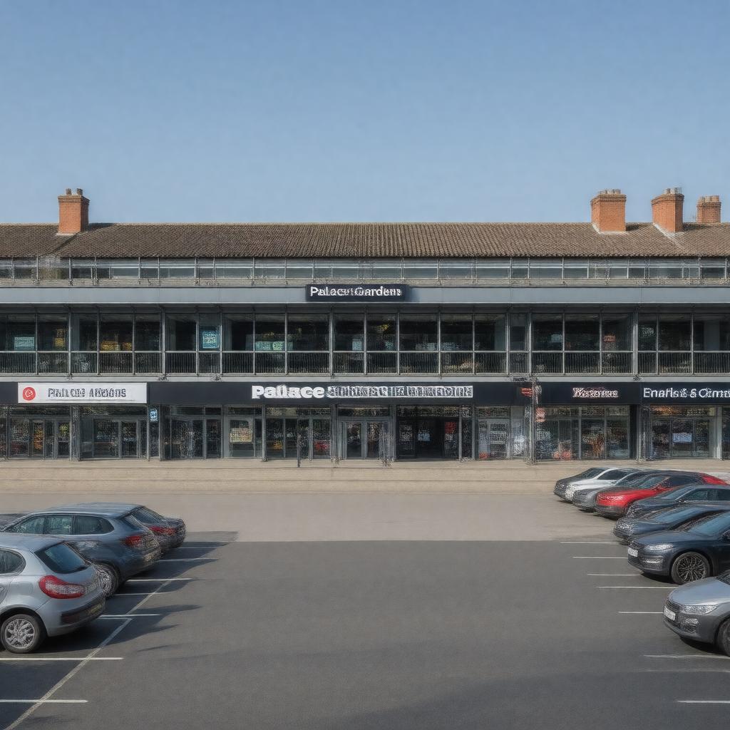 AI-created image of Palace Gardens Shopping Centre