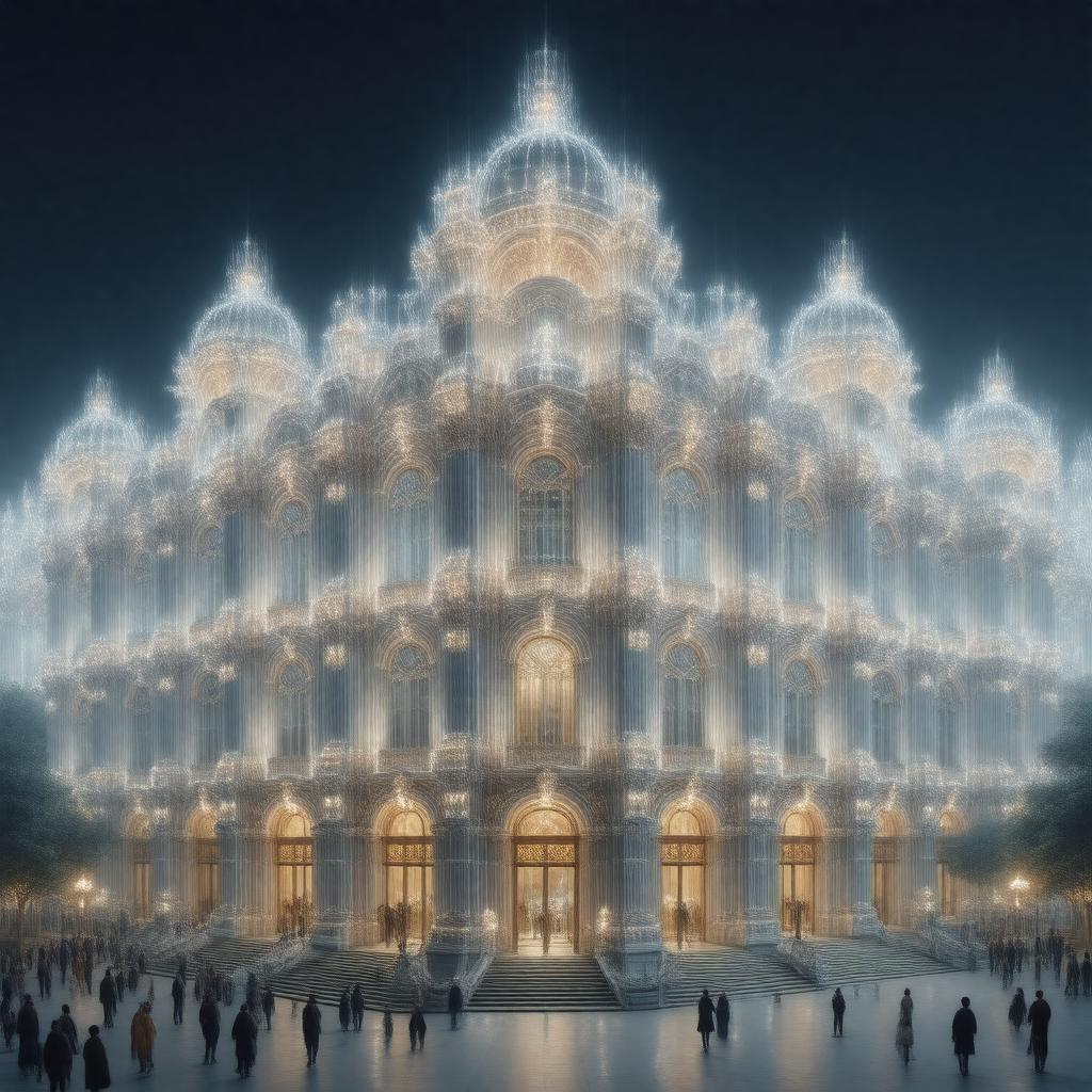 AI-created image of Palace of Electricity