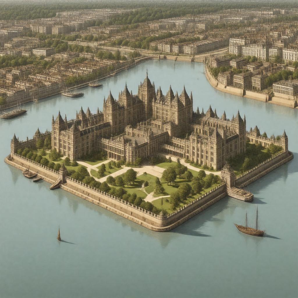 AI-created image of Palace of Placentia