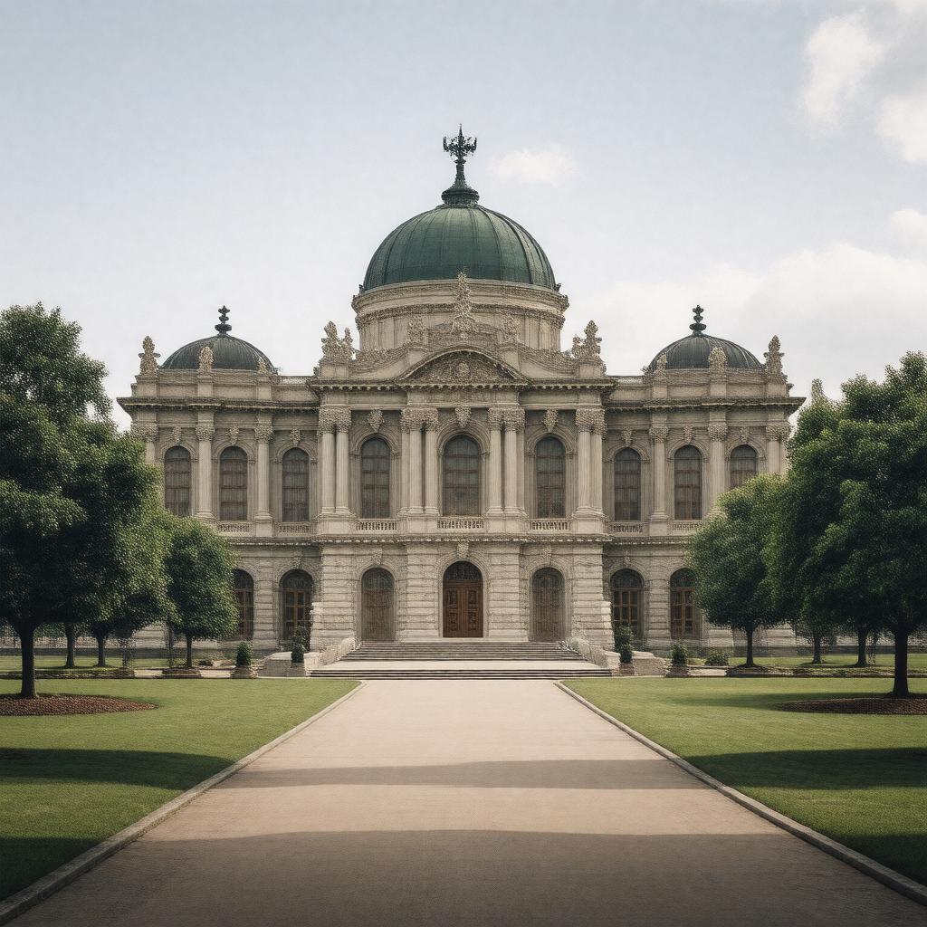 AI-created image of Palace of Varied Industries