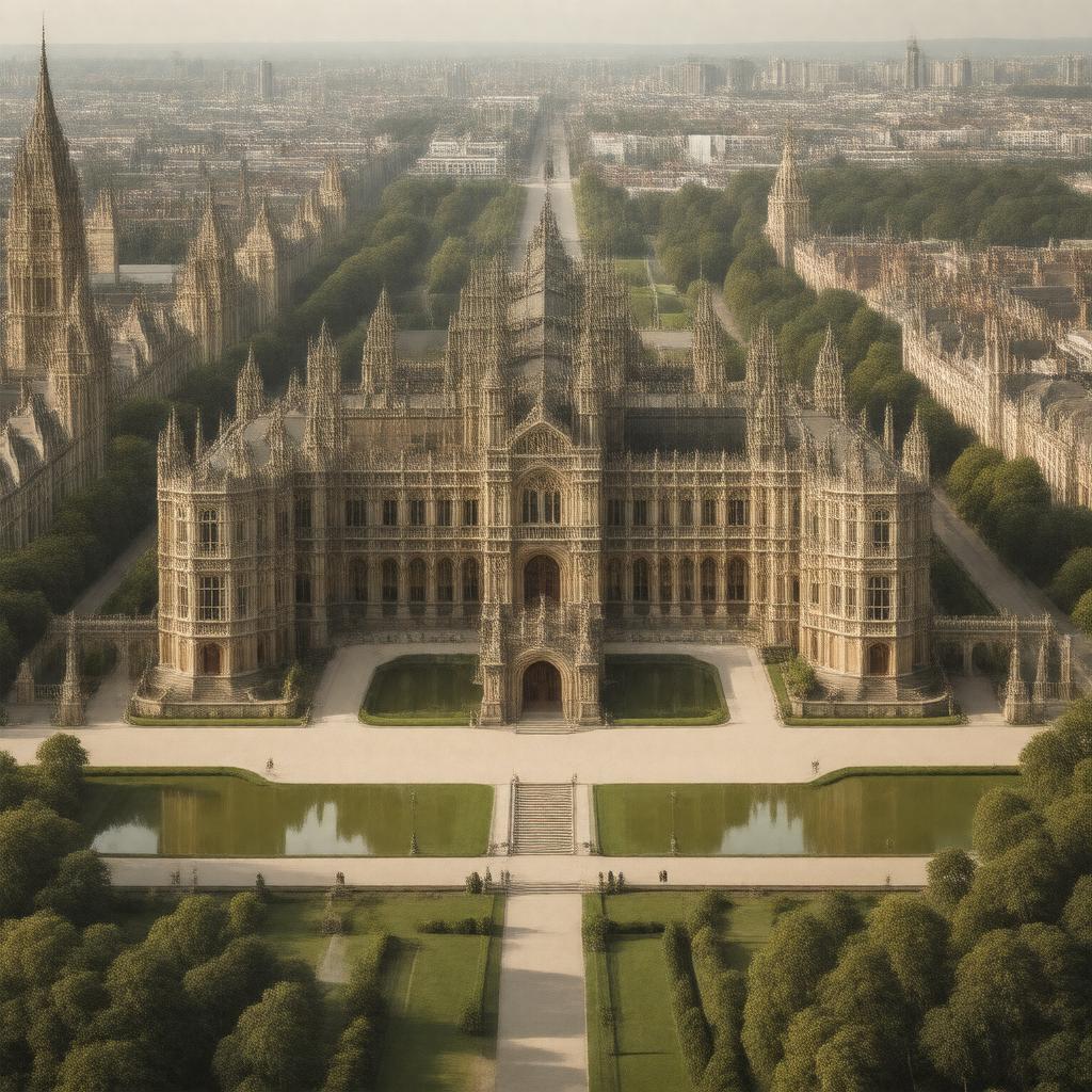 AI-created image of Palace of Whitehall
