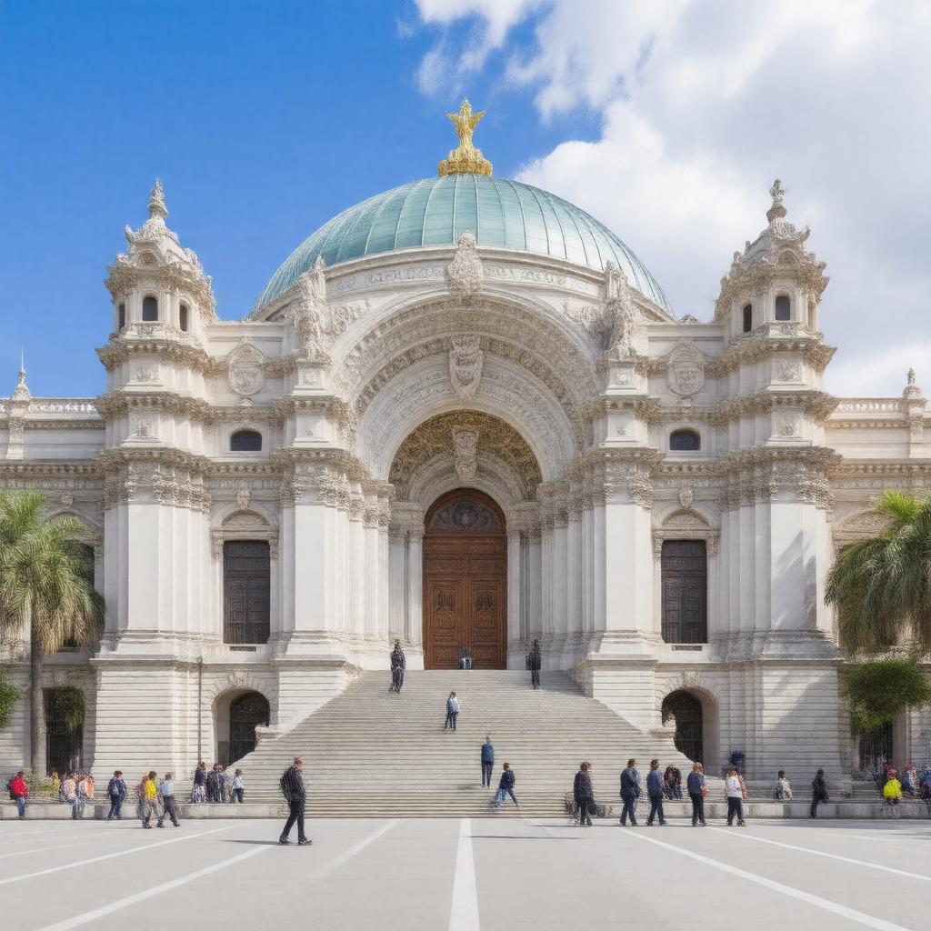 AI-created image of Palacio de Bellas Artes
