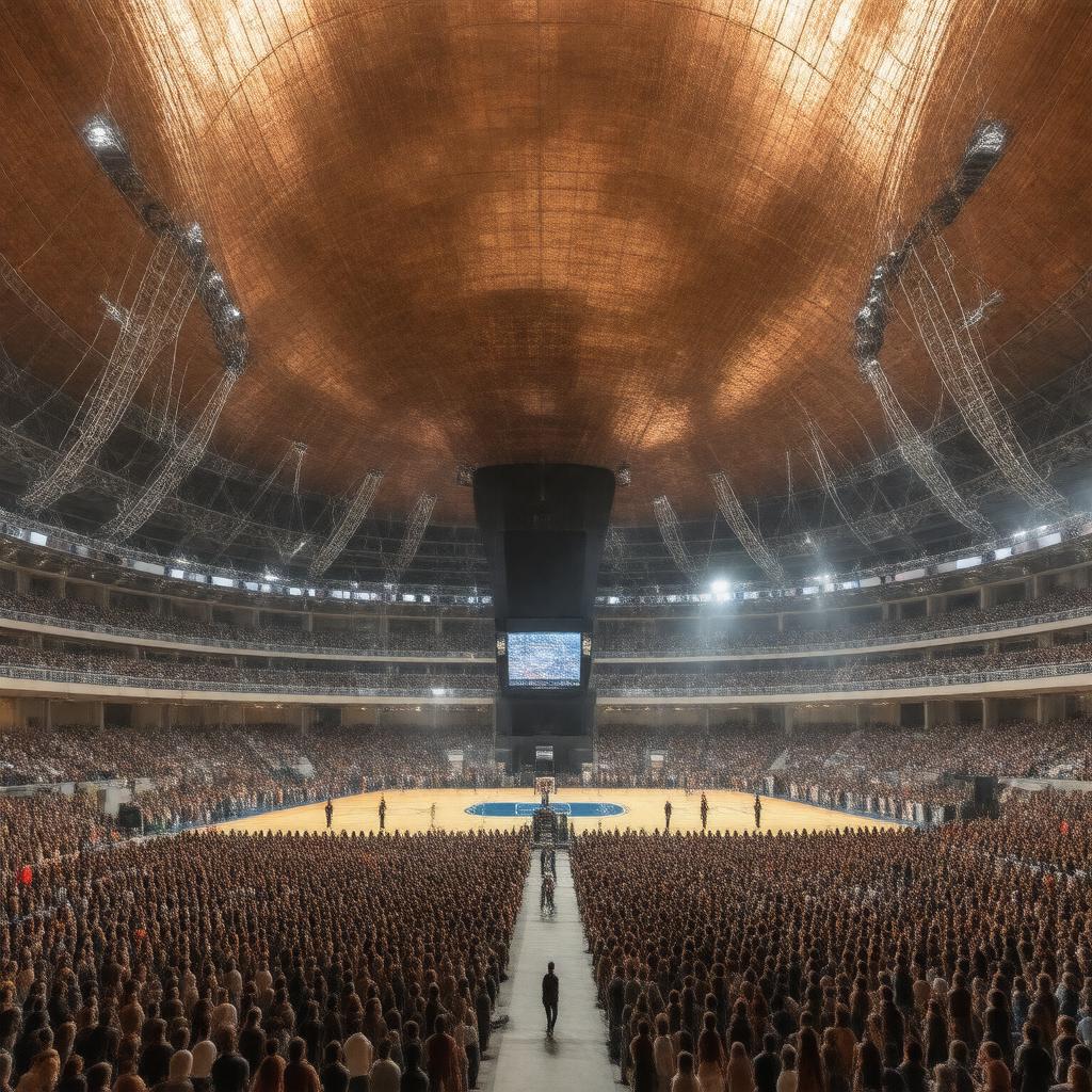 AI-created image of Palacio de los Deportes