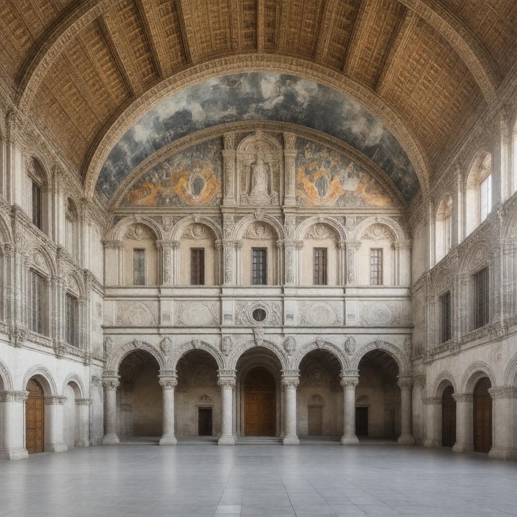 AI-created image of Palazzo della Ragione