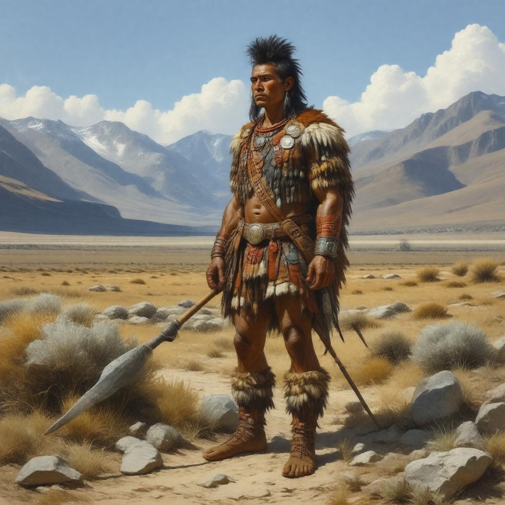 AI-created image of Paleoamericans