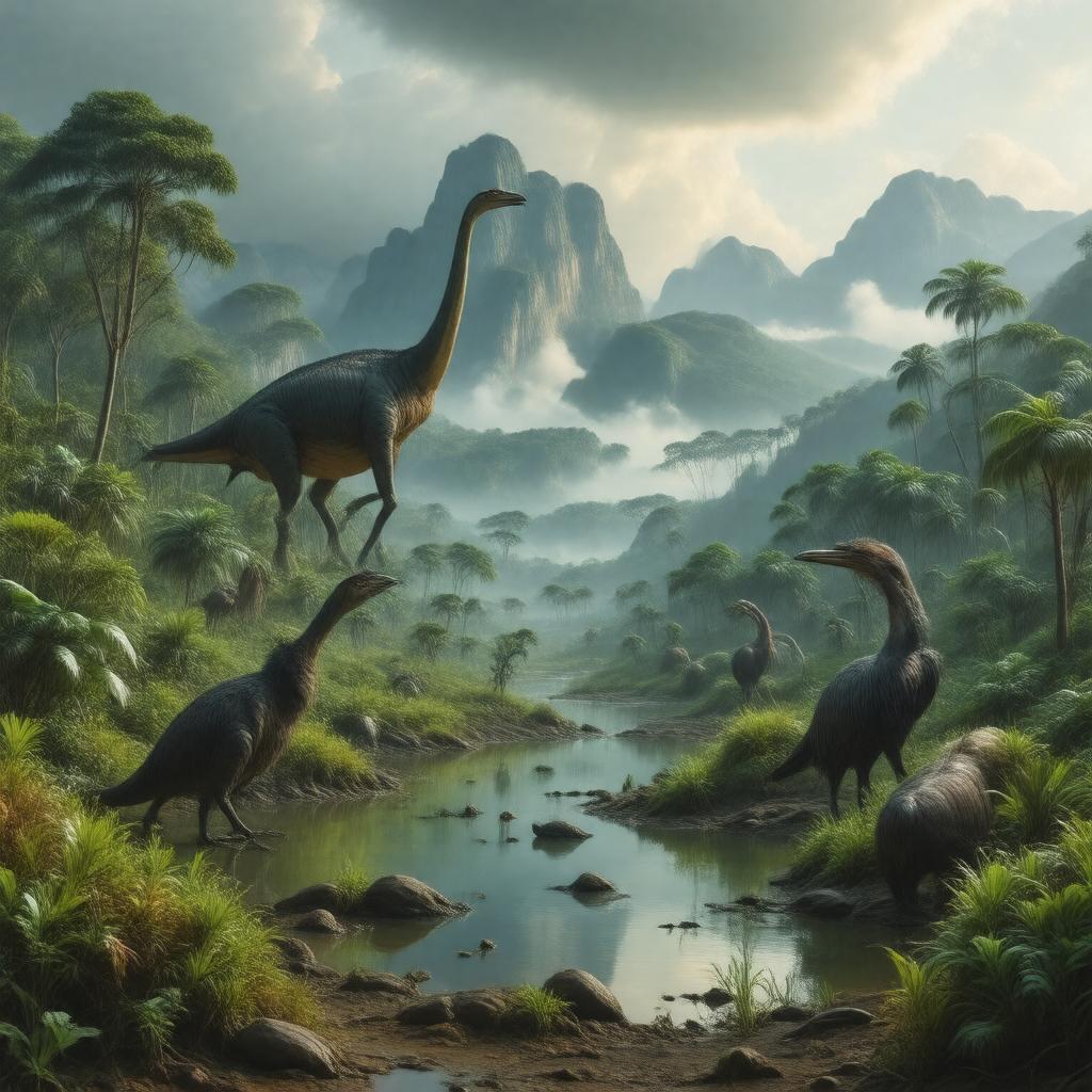 AI-created image of Paleogene period