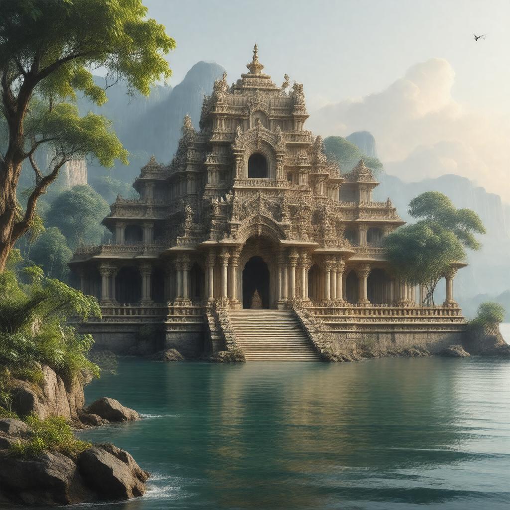 AI-created image of Pallava dynasty