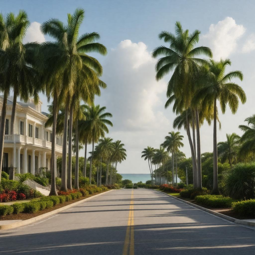 AI-created image of Palm Beach, Florida, United States