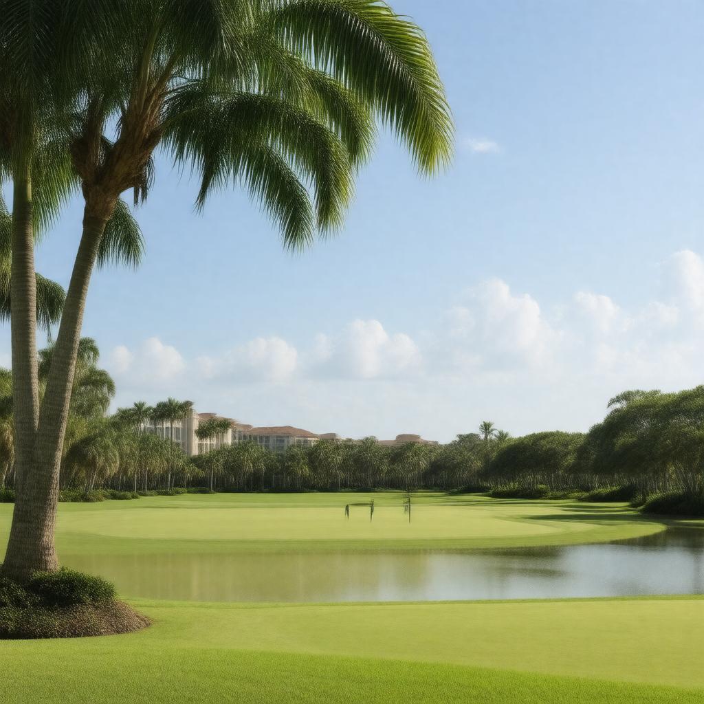 AI-created image of Palm Beach Gardens, Florida, USA
