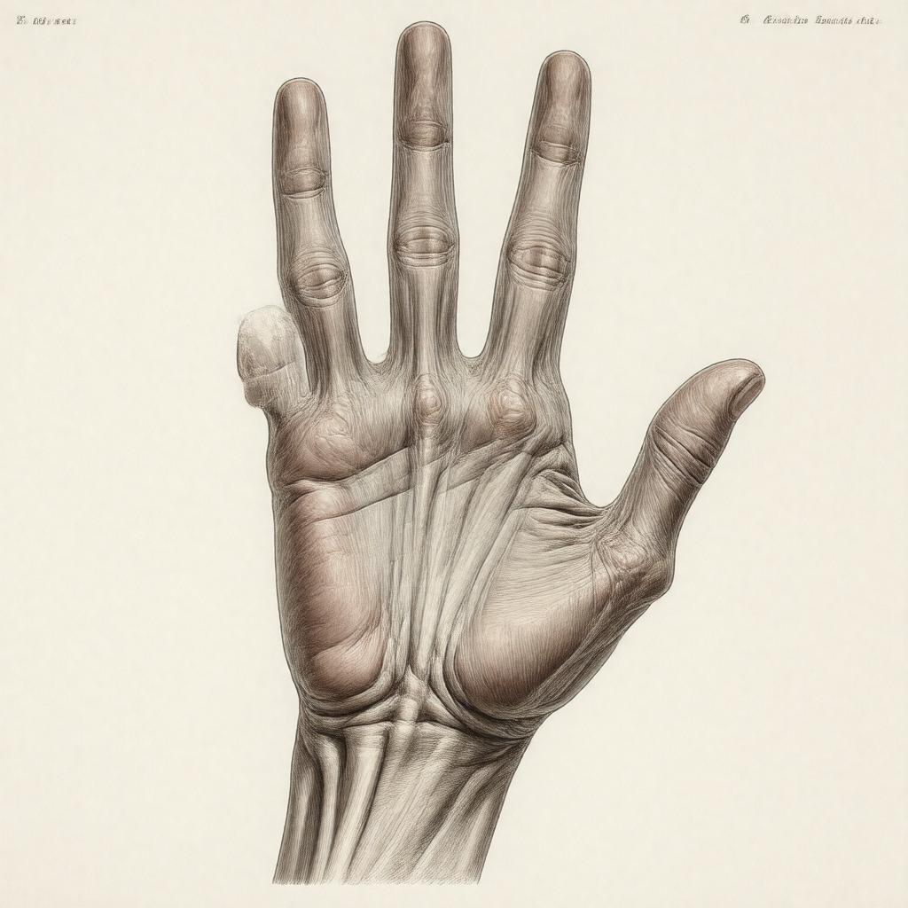 AI-created image of Palm (body part)