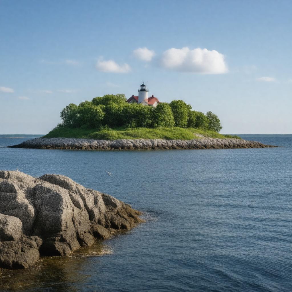 AI-created image of Palmer Island