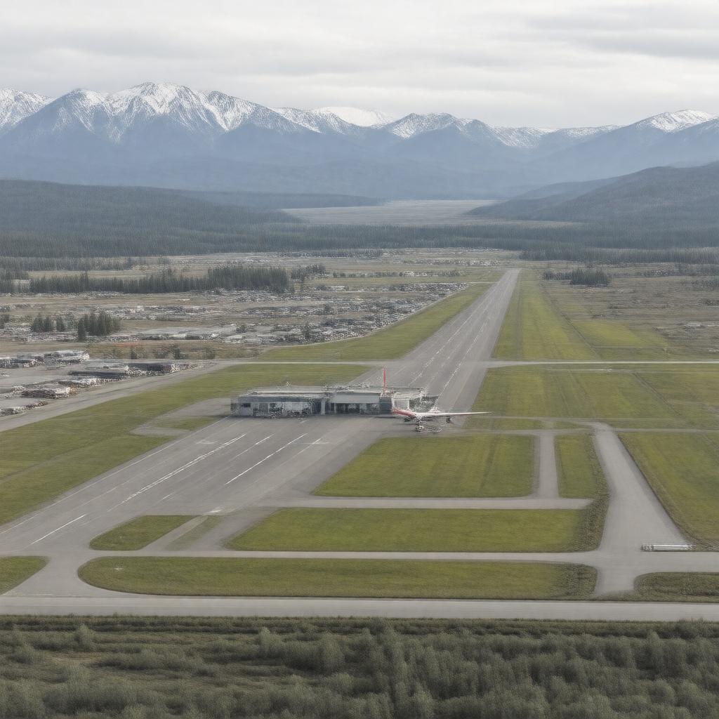 AI-created image of Palmer Municipal Airport