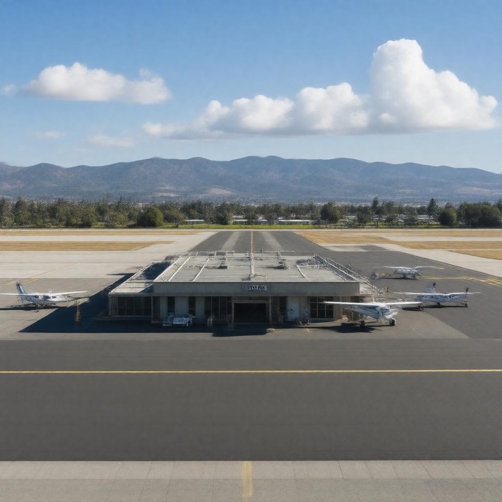 AI-created image of Palo Alto Airport