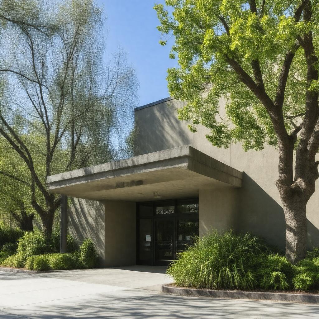 Click to view larger image AI-created image of Palo Alto City Library