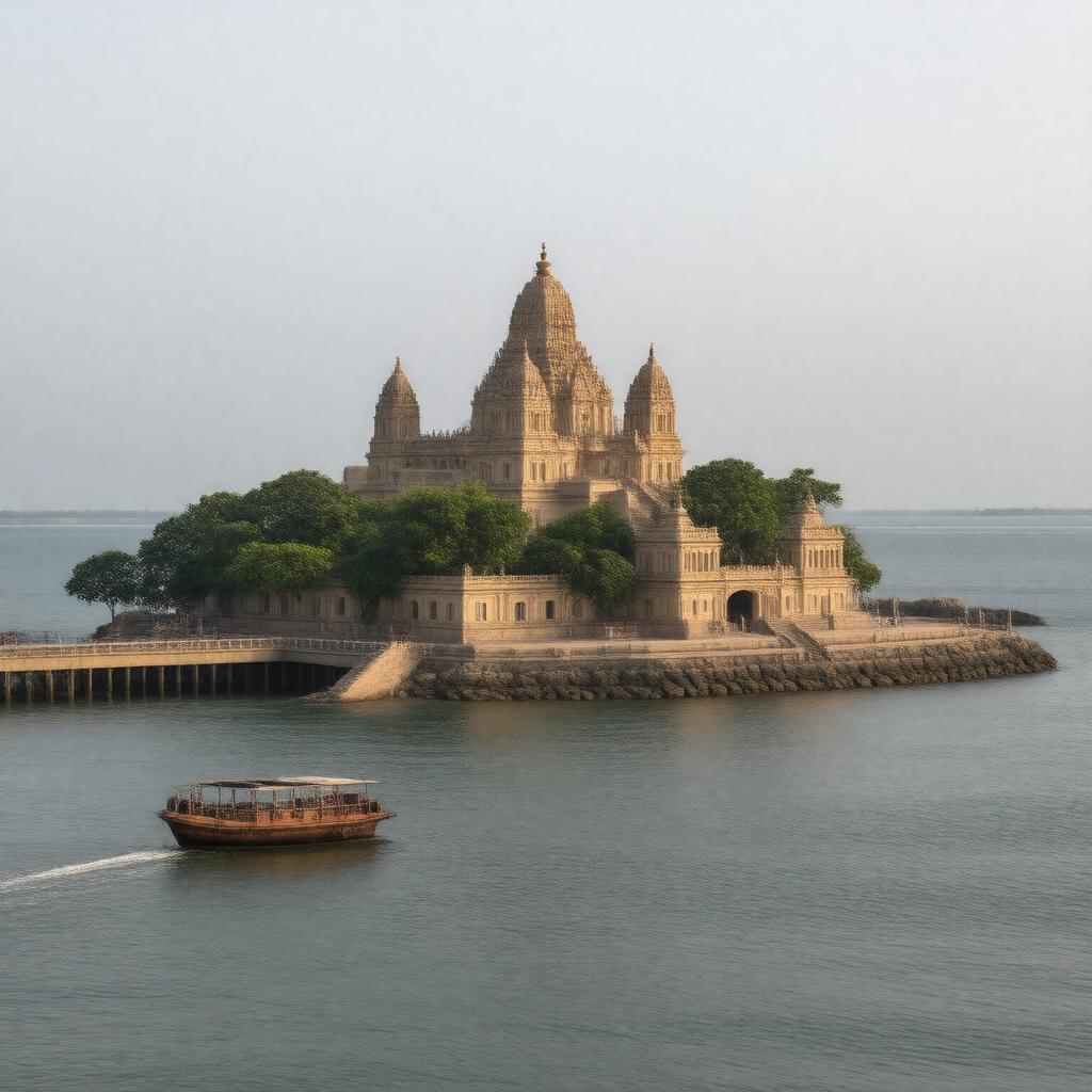 AI-created image of Pamban Island