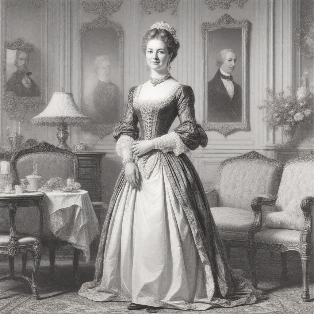 Click to view larger image AI-created image of Pamela Dwight