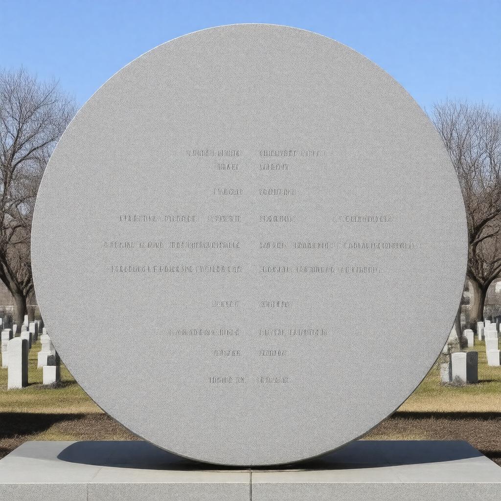 Click to view larger image AI-created image of Pan Am Flight 103 Memorial