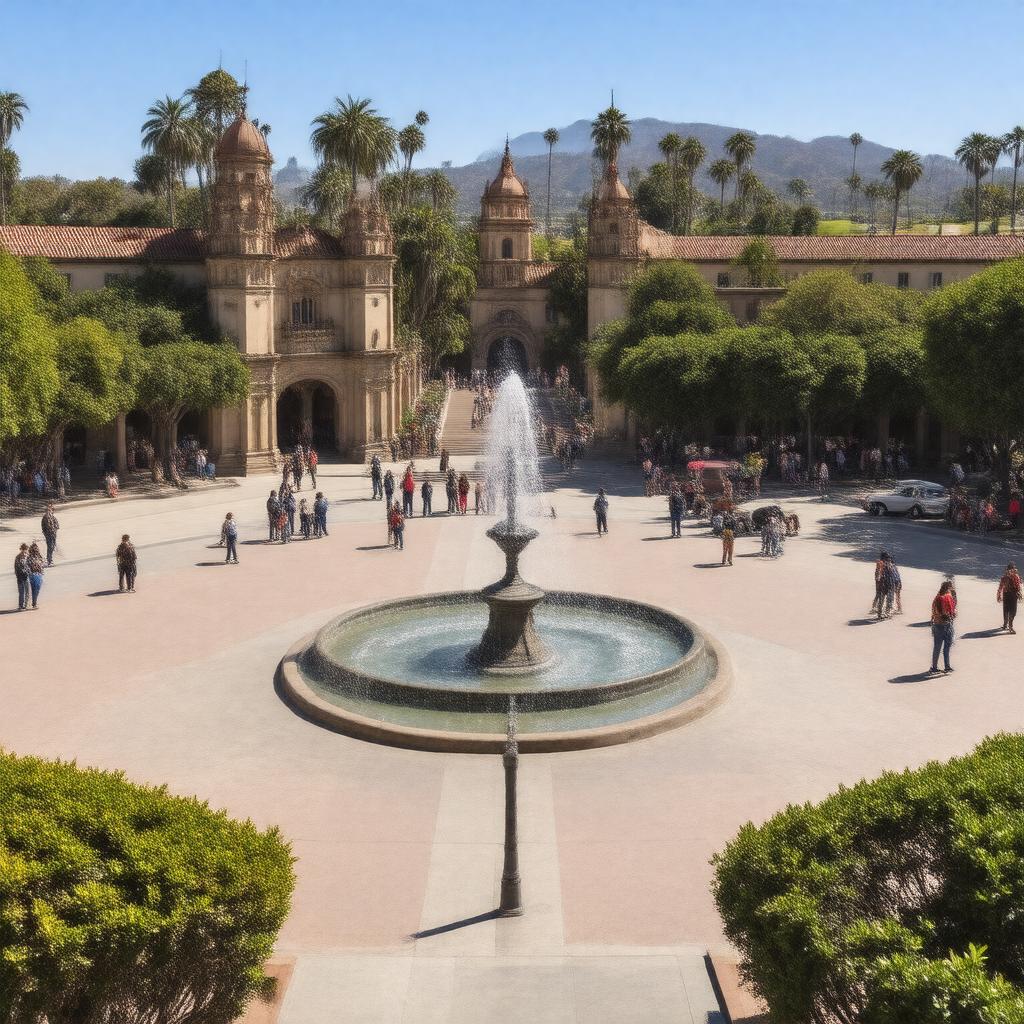 AI-created image of Pan American Plaza