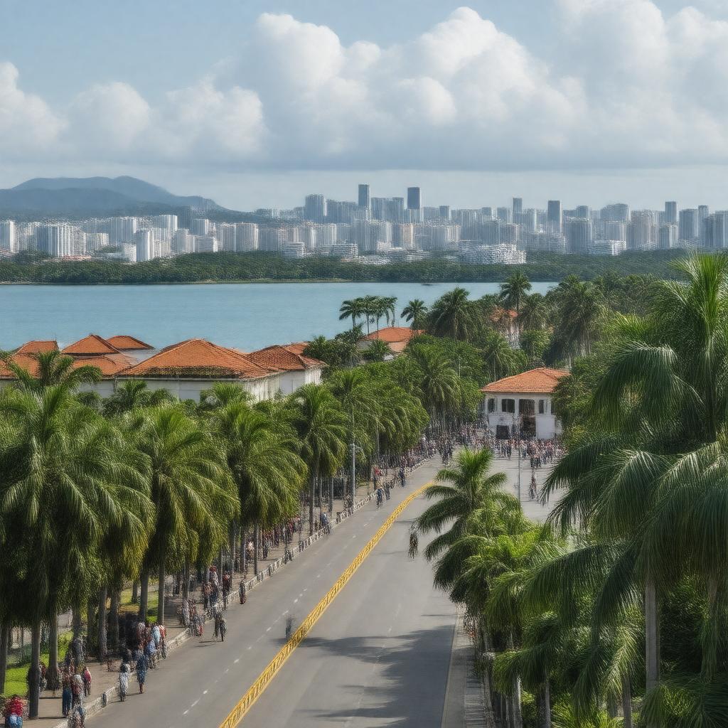 AI-created image of Panama City, Panama