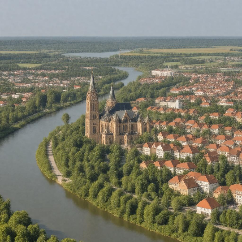 AI-created image of Panevėžys