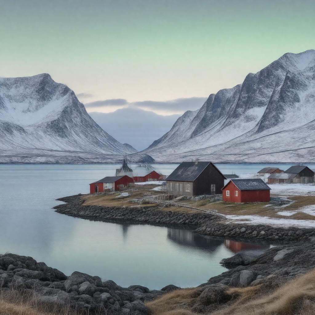 AI-created image of Pangnirtung