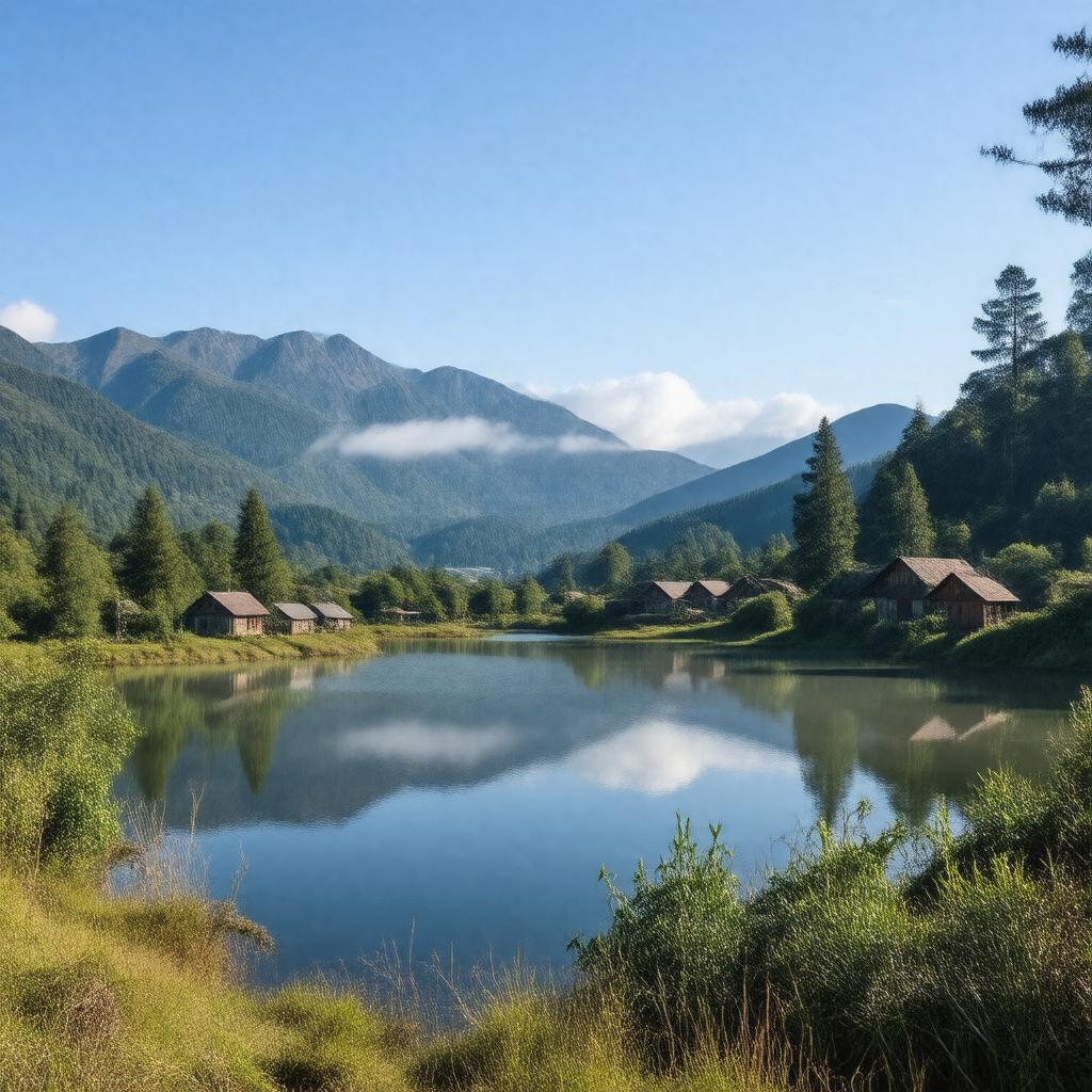 Click to view larger image AI-created image of Panguipulli, Chile