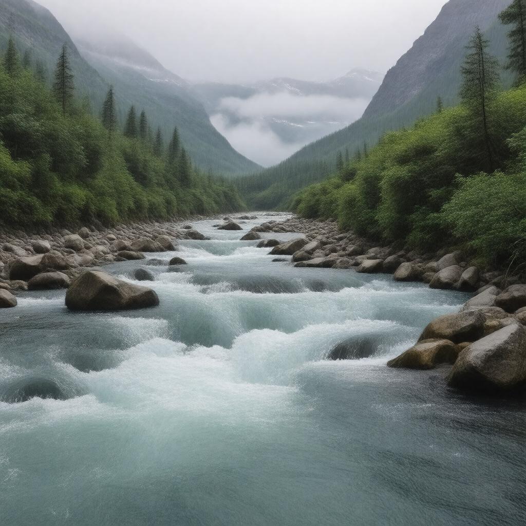 AI-created image of Pankof River